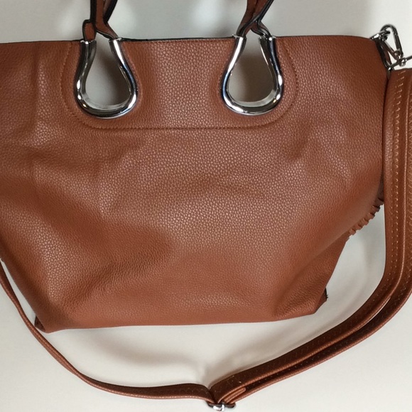 Rhinestone Covered Spacious Bag w/Double Straps - Picture 2 of 9